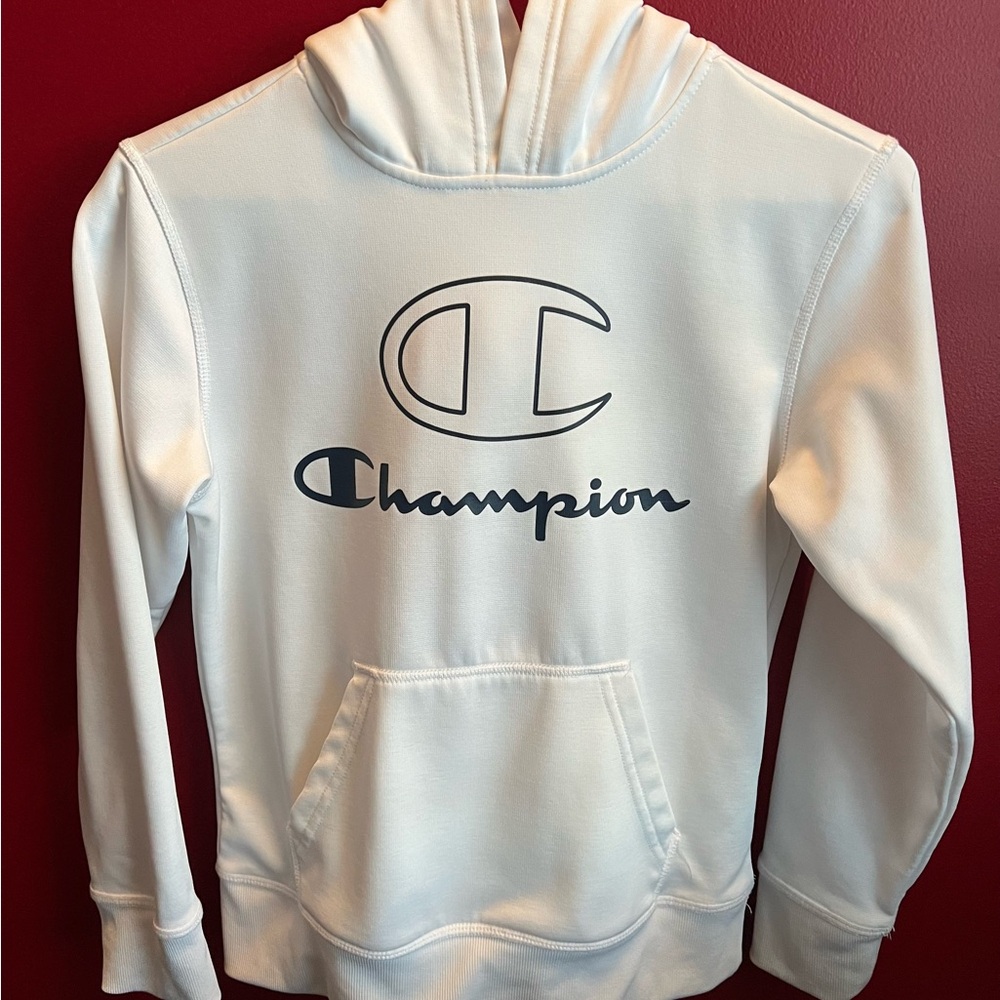 Champion White Hoodie